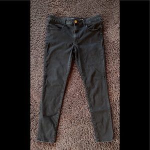 American Eagle black jeggings 12 short